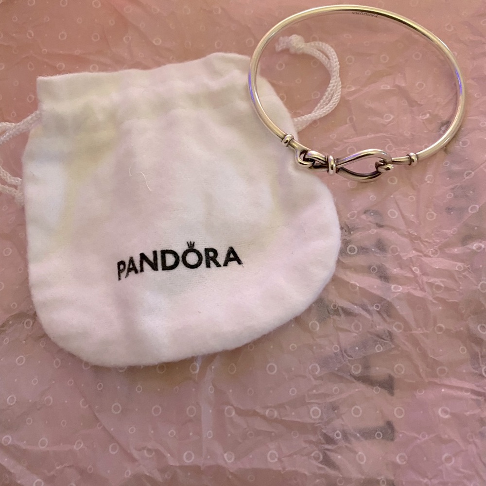 SOLD * Pandora Infinity Knot Bangle